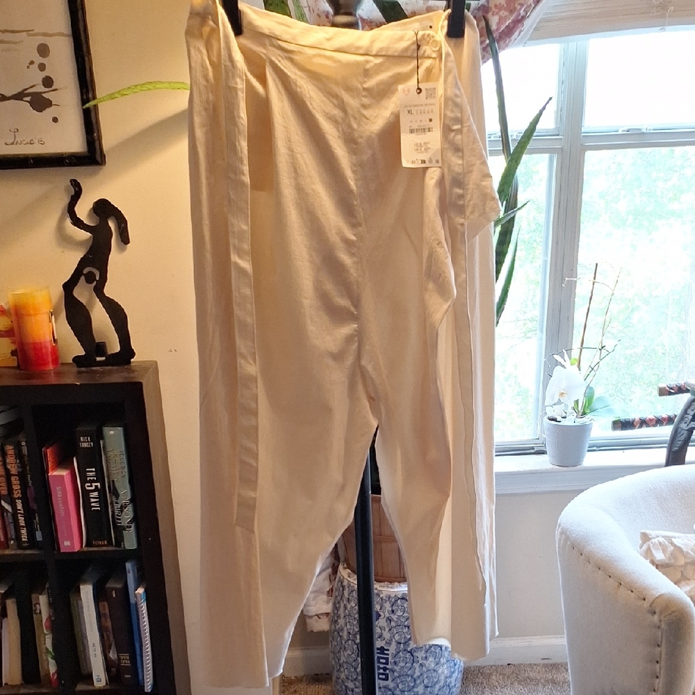 Zara Off-White Pants